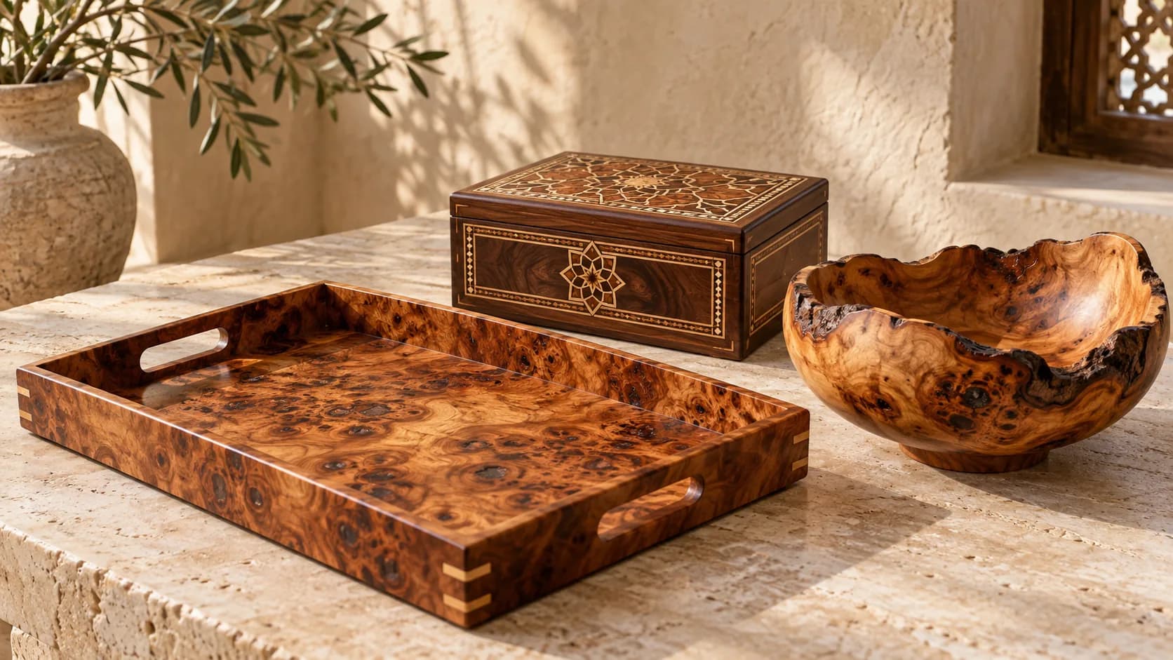 Moroccan Woodcraft collection