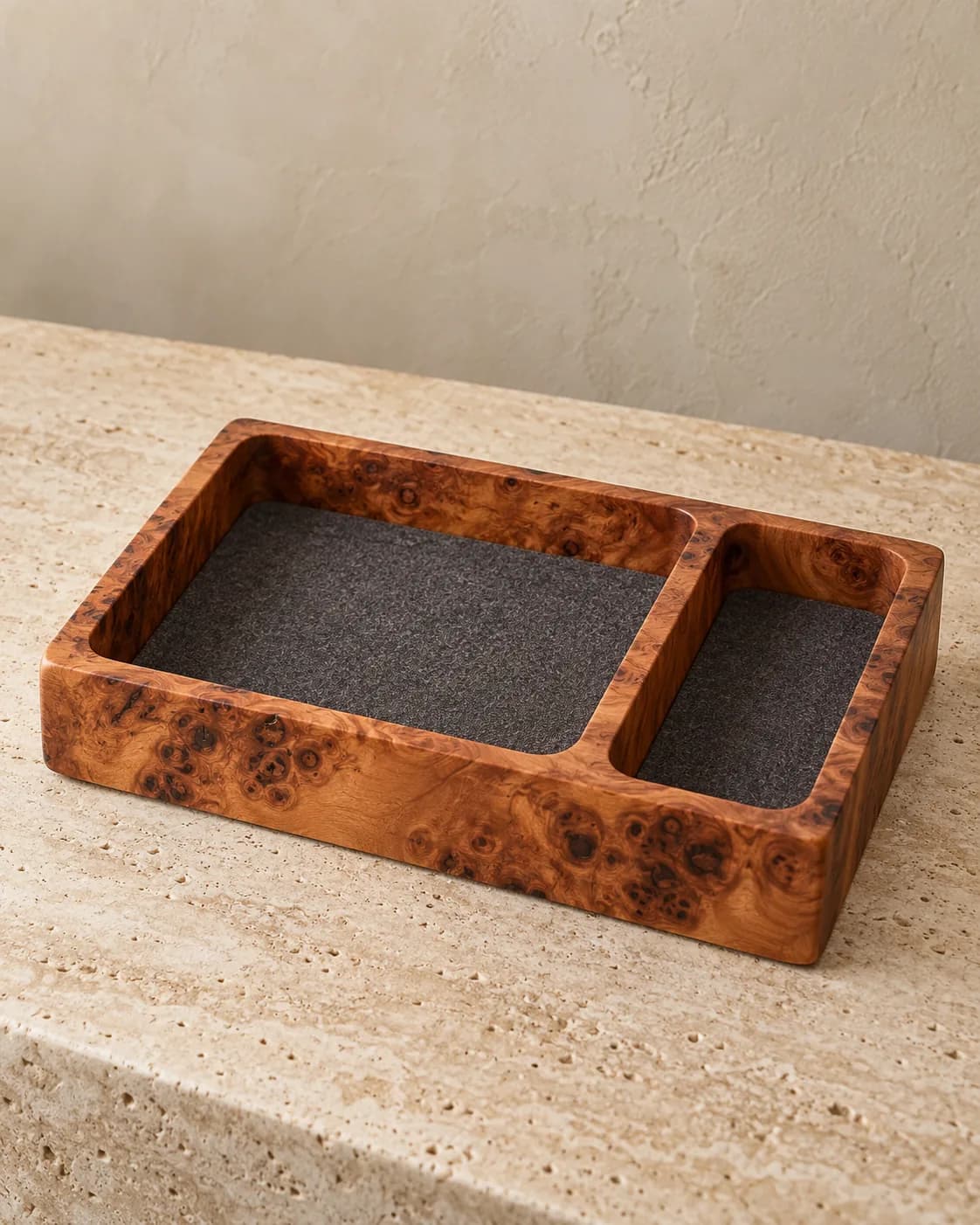 Thuya Geometric Desk Catchall